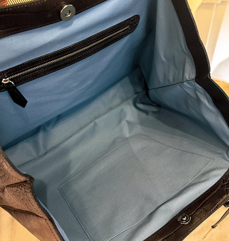 Nicola Tote Bag Small Croco