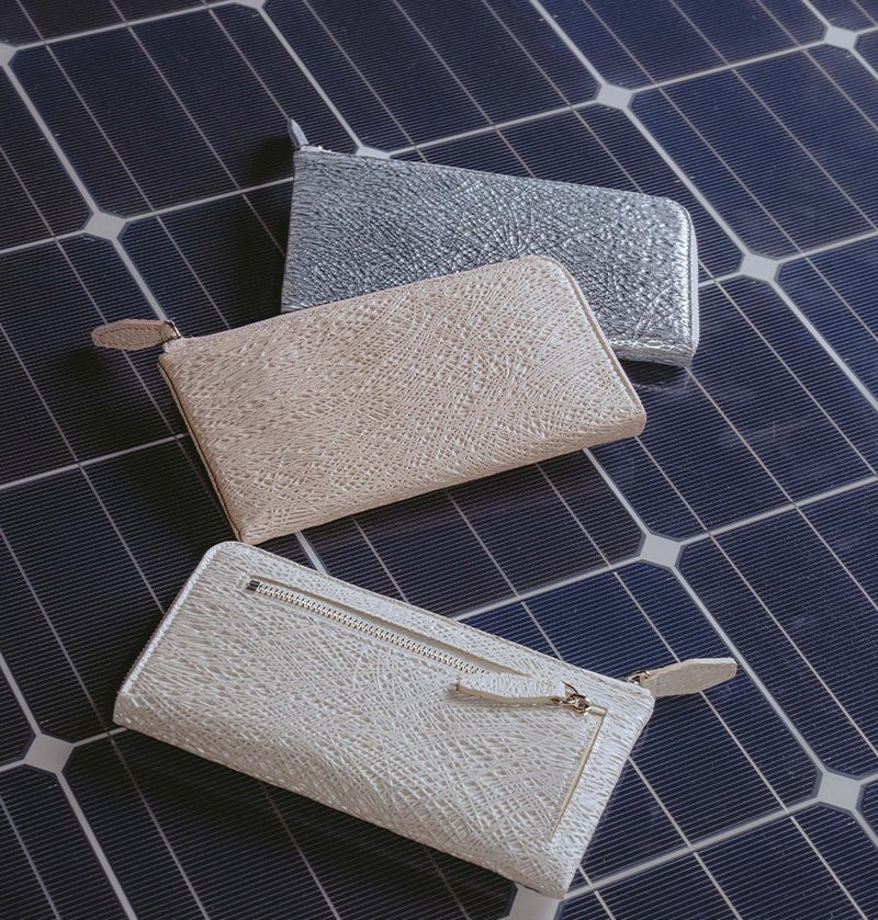 Lzip Wallet さざ波 made in japan 革小物・バッグ【Coquette