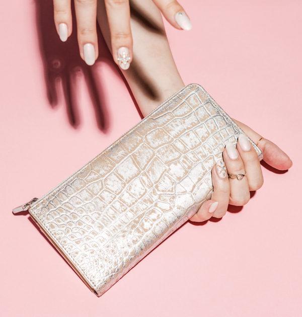 Lzip Garcon(Croco embossed) - Coquette Online Shop