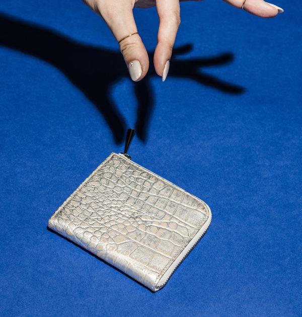 Lzip S (Croco embossed) - Coquette Online Shop