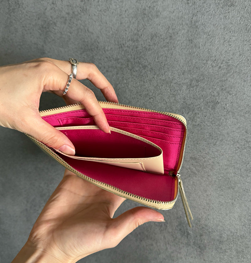 L Zip Wallet | 「眩（Gen）」華やかな輝きを纏ったコンパクト長財布