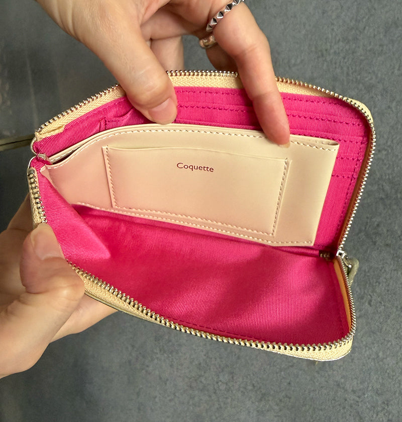L Zip Wallet | 「眩（Gen）」華やかな輝きを纏ったコンパクト長財布