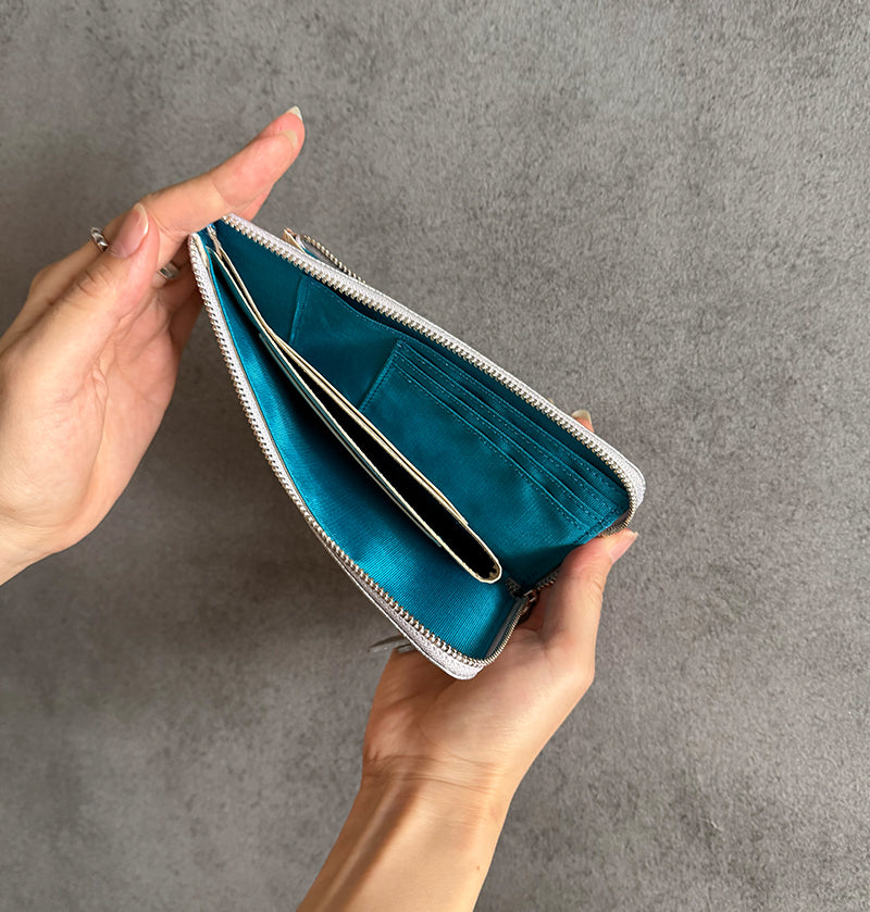 L Zip Wallet | 「眩（Gen）」華やかな輝きを纏ったコンパクト長財布