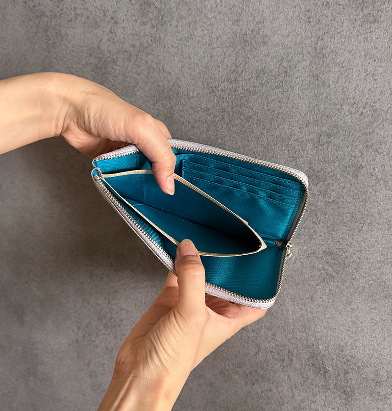 L Zip Wallet | 「眩（Gen）」華やかな輝きを纏ったコンパクト長財布
