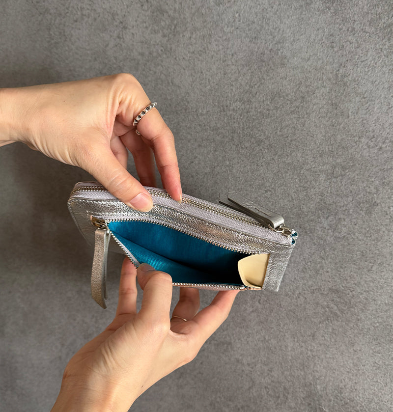 L Zip Wallet | 「眩（Gen）」華やかな輝きを纏ったコンパクト長財布