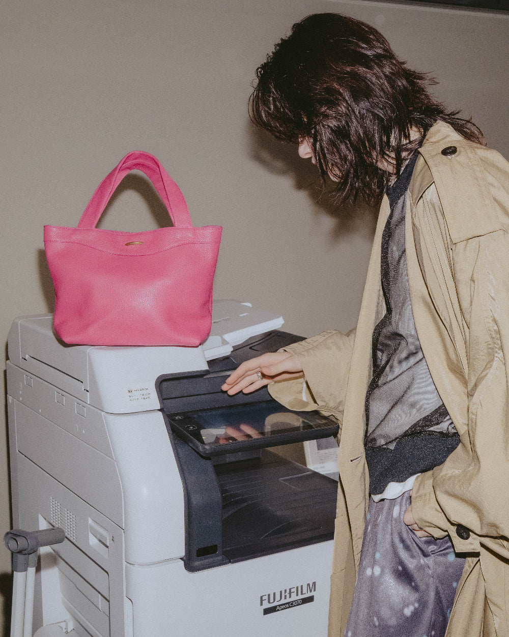 Top|Angeイタリアンレザーの軽量ハンドバッグ