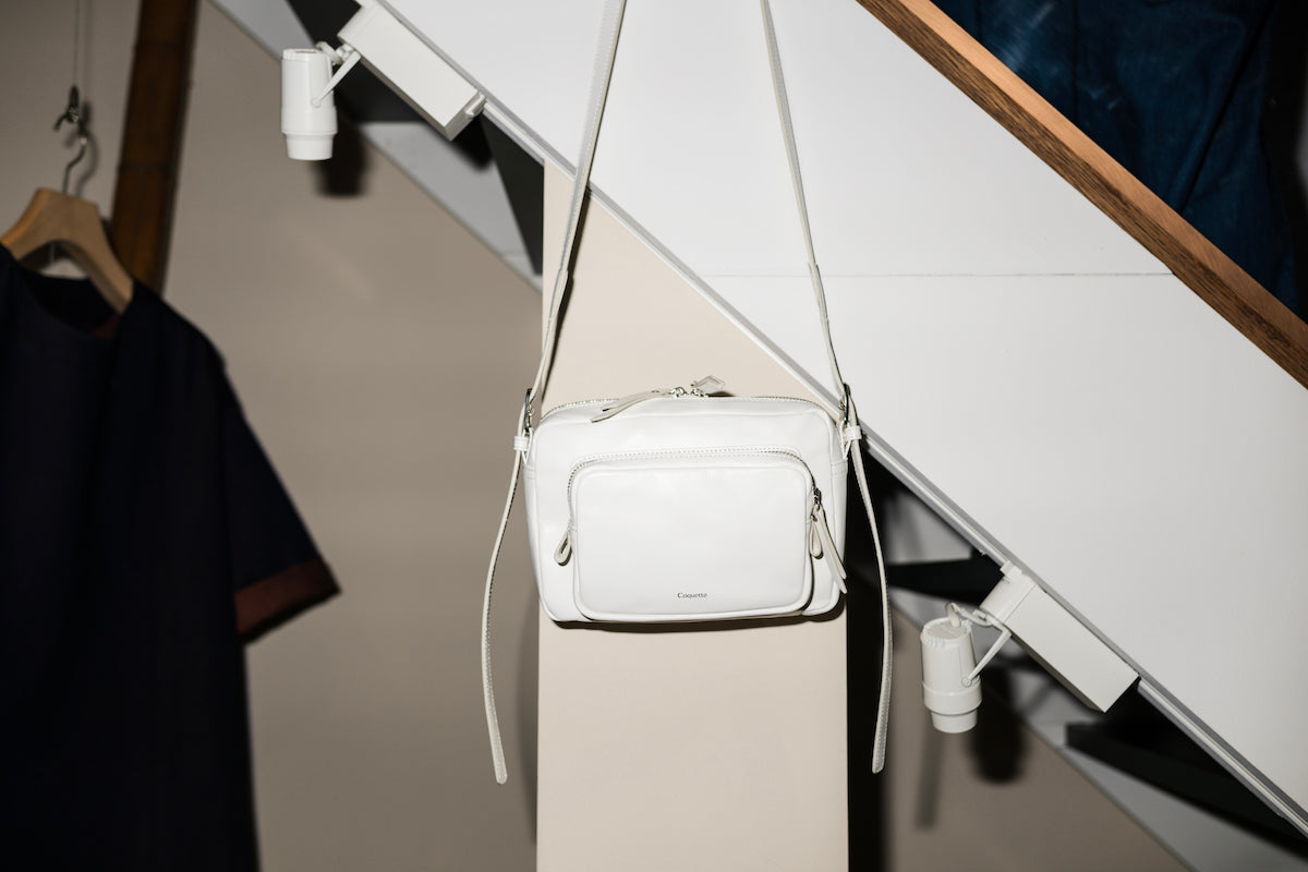 ホワイト バケットバッグ レザーアクセント レザー バケット バッグ スモール | 商品詳細 | 高島屋