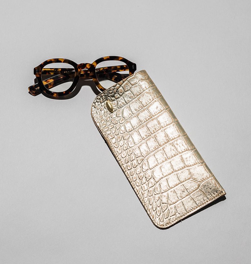 Eyeglass Cace (Croco embossed） - Coquette Online Shop