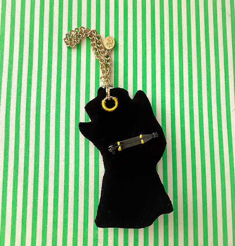 オリジナルインド刺繍バッグチャーム made in japan 革小物・バッグ