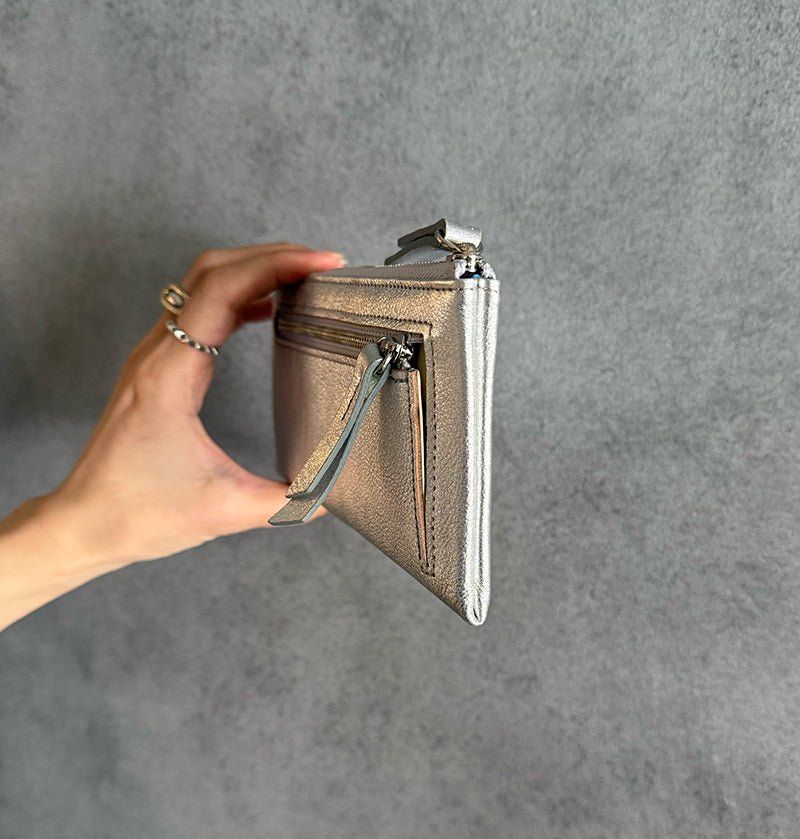L Zip Wallet | 「眩（Gen）」華やかな輝きを纏ったコンパクト長財布 - Coquette Online Shop