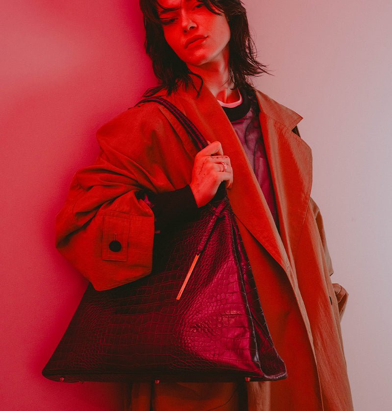 Nicola Tote Bag Small Croco - Coquette Online Shop