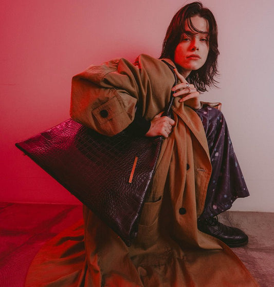 Nicola Tote Bag Small Croco - Coquette Online Shop