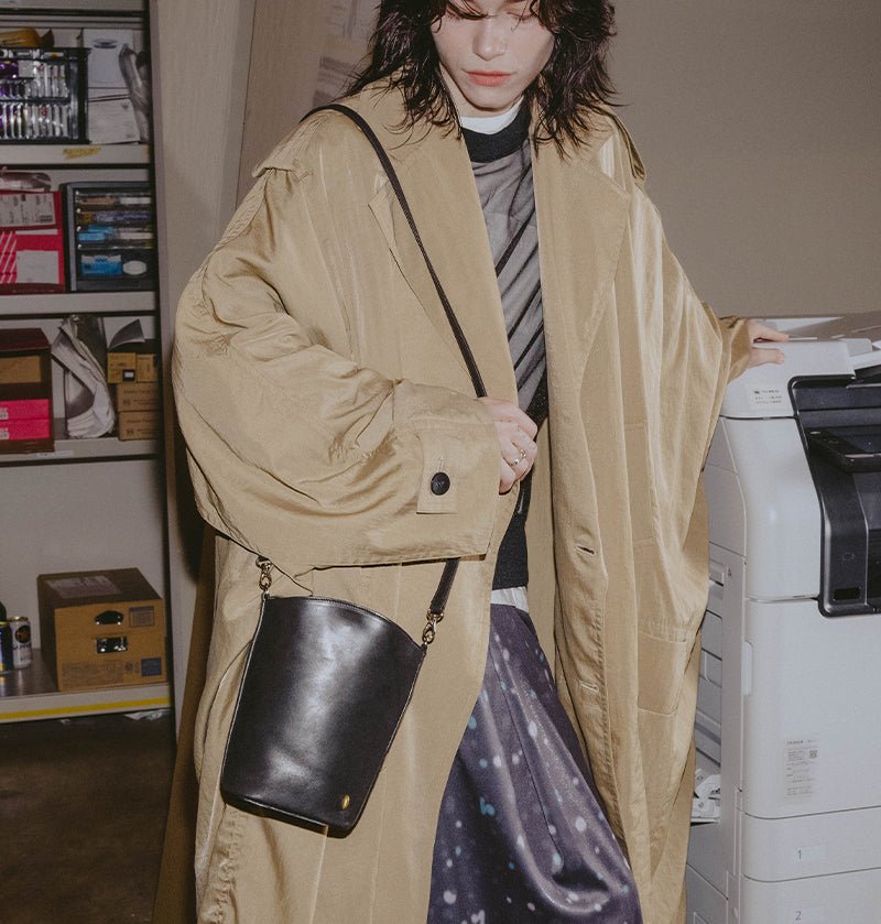 Shoulder Bucket（ショルダーバケット）｜ベジタブルタンニン・軽量バケツ型ショルダーバッグ - Coquette Online Shop