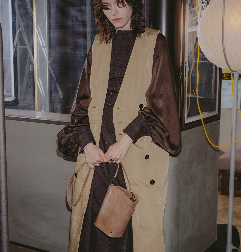 Shoulder Bucket（ショルダーバケット）｜ベジタブルタンニン・軽量バケツ型ショルダーバッグ - Coquette Online Shop