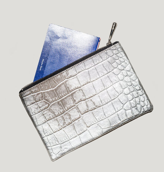 Pouch Travel (Croco embossed) - Coquette Online Shop