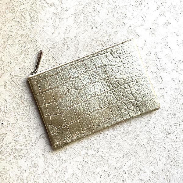 Pouch Travel (Croco embossed) - Coquette Online Shop